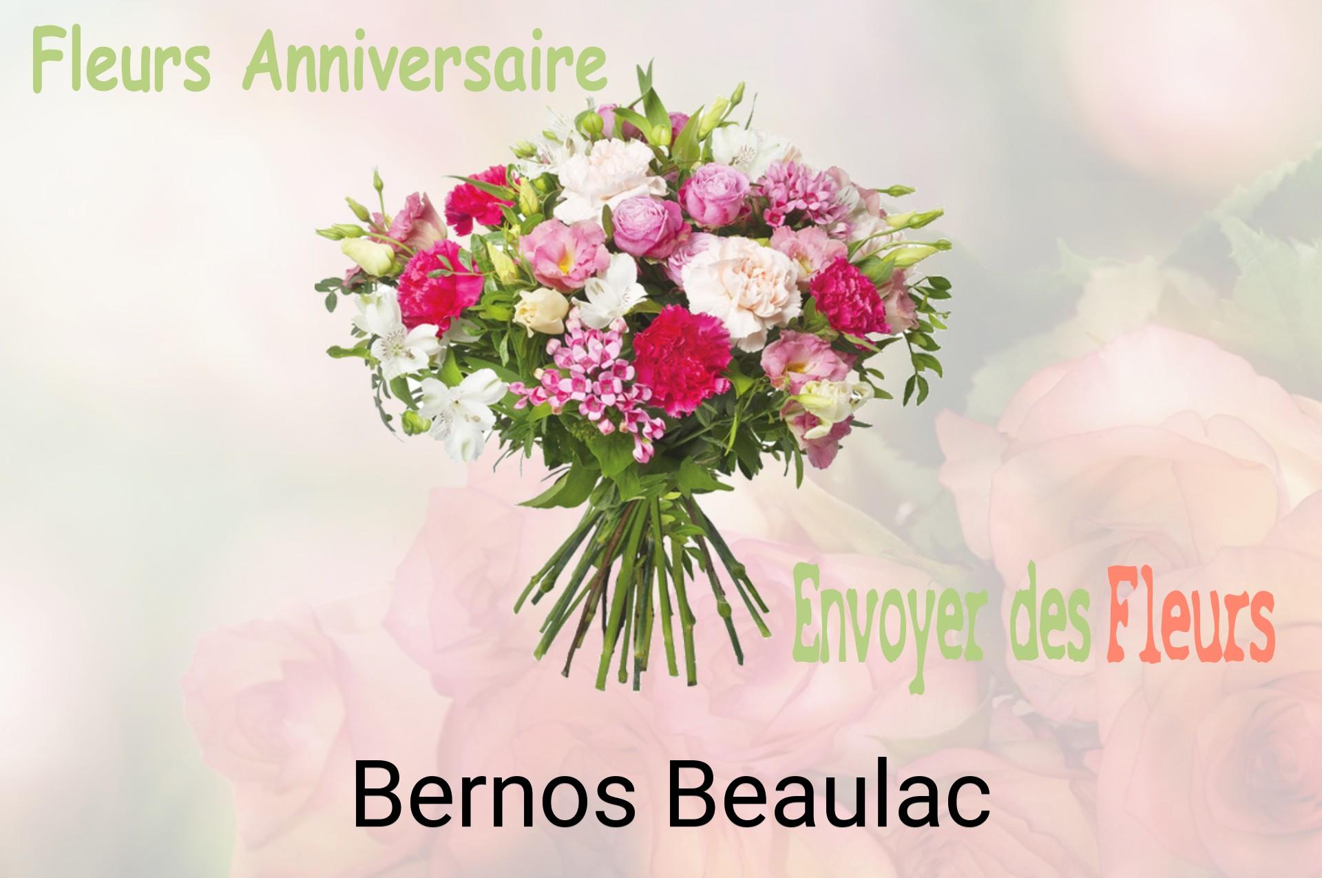 Bouquet de fleurs d’anniversaire livré à Bernos-Beaulac